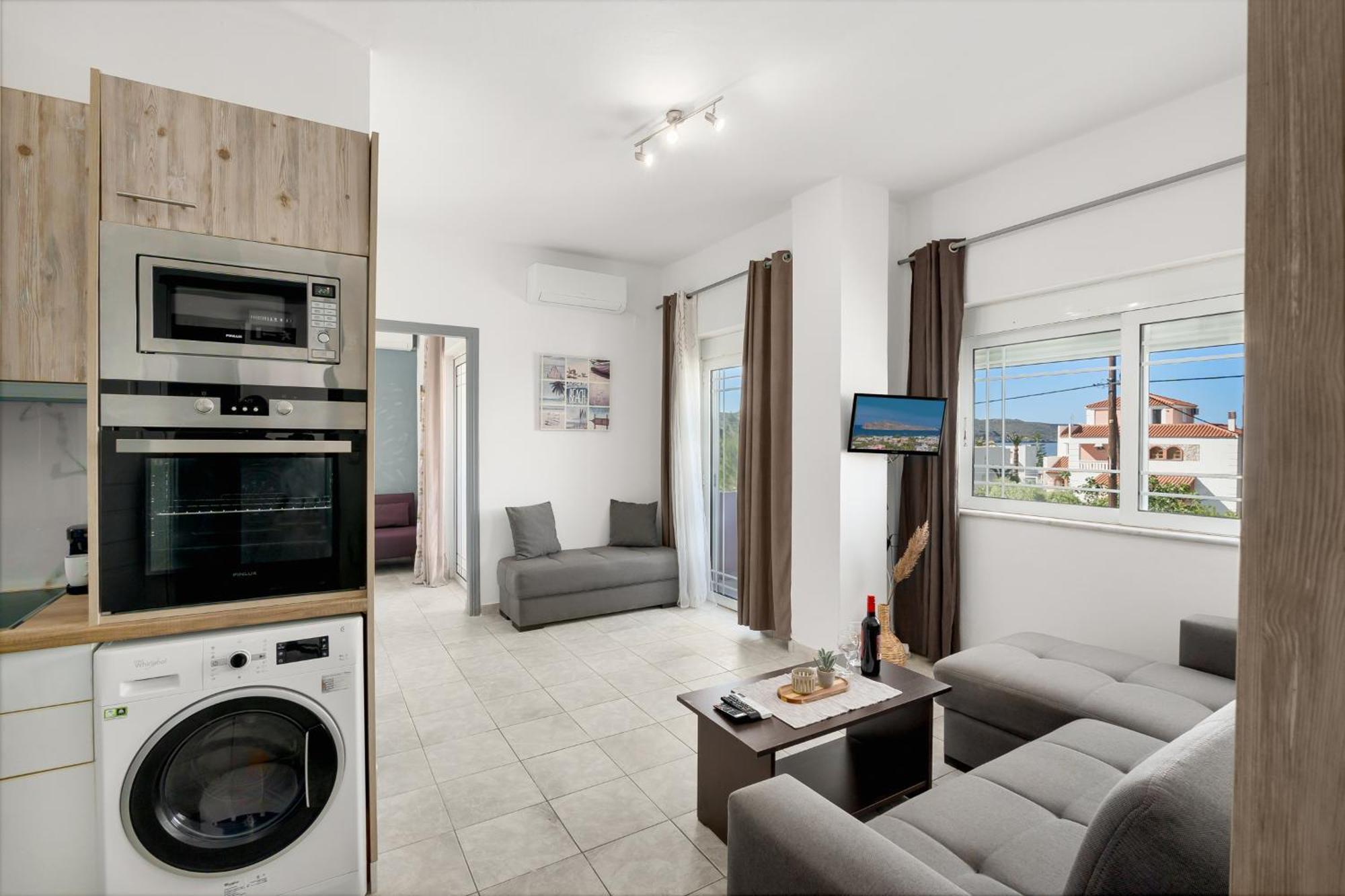 Nikos Apartments Agia Marina  Екстер'єр фото